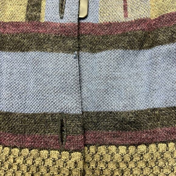 SOL Women Large Baby Alpaca Cardigan Sweater Merino Wool Fur collar Grandpa Warm - Picture 10 of 16